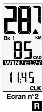 MAVIC WINTECH FS - Défilement des fonctions - 2