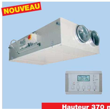 UNELVENT CENTRALE DOUBLE FLUX CAD HR FLAT - 2