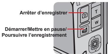 AIPTEK POCKET DV M1 - Appuyez sur le déclencheur (  ) pour arrêter d'enregistrer. - 1
