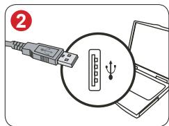AIPTEK POCKET DV M1 - Débranche le câble USB une fois la charge terminée. - 1