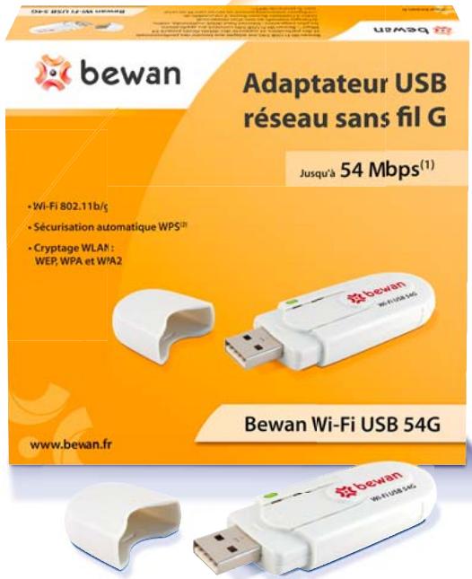 BEWAN BWIFI-USB54G - Une sécurité renforcée - 1