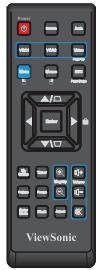 VIEWSONIC PJD5233, PJD5234, PJD5533W - Contenu de l'emballage - 3