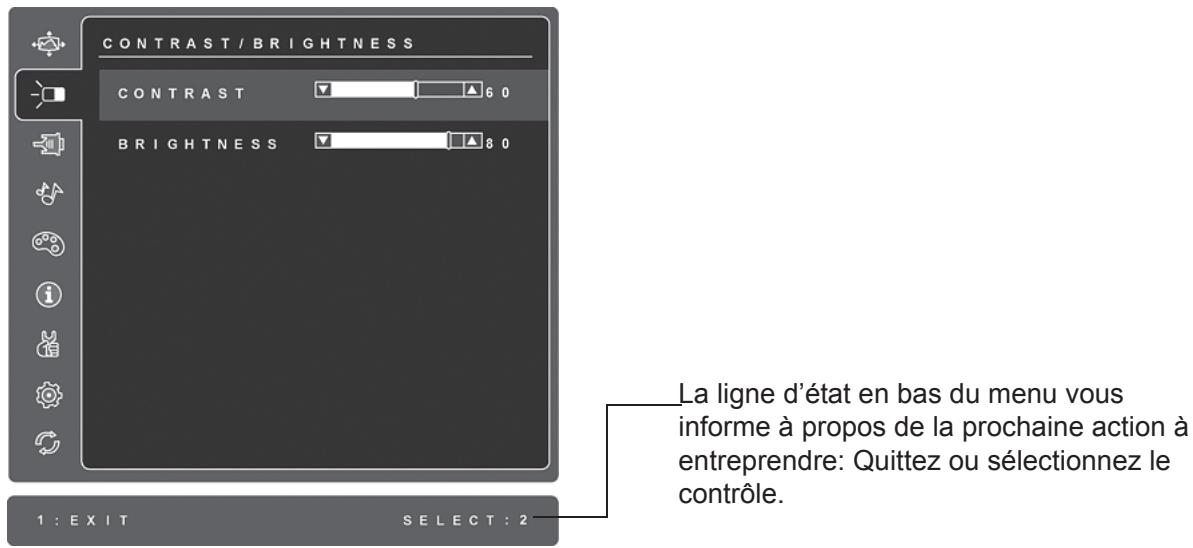 VIEWSONIC TD2340 - Suivez les instructions pour ajuster l'image à l'écran : - 2