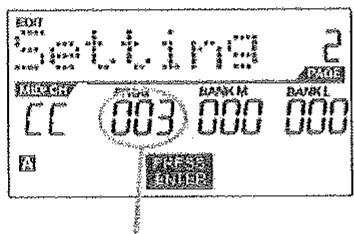 AKAI PRO MPK49 - CHAMP DE CHANGEMENT DE PROGRAMME - 1