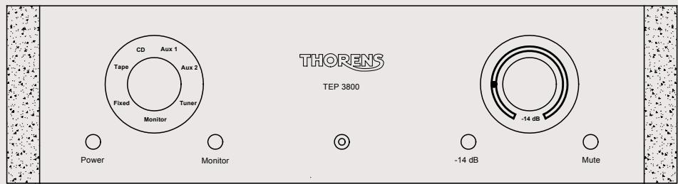 THORENS TEP 3800 - Bedienungsanleitung User Manual Mode d'emploi - 1