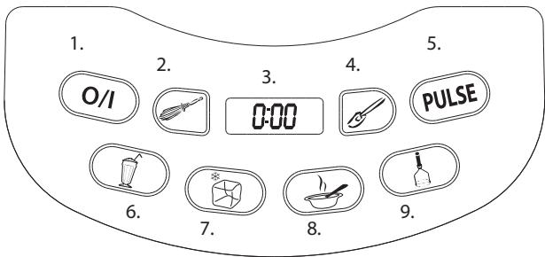 CUISINART CBT700E - Pannello comandi - 1