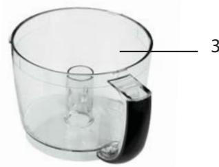 CUISINART MINI PROCESSOR - OPGELET! HET MES IS VLIJMSCHERP. - 3