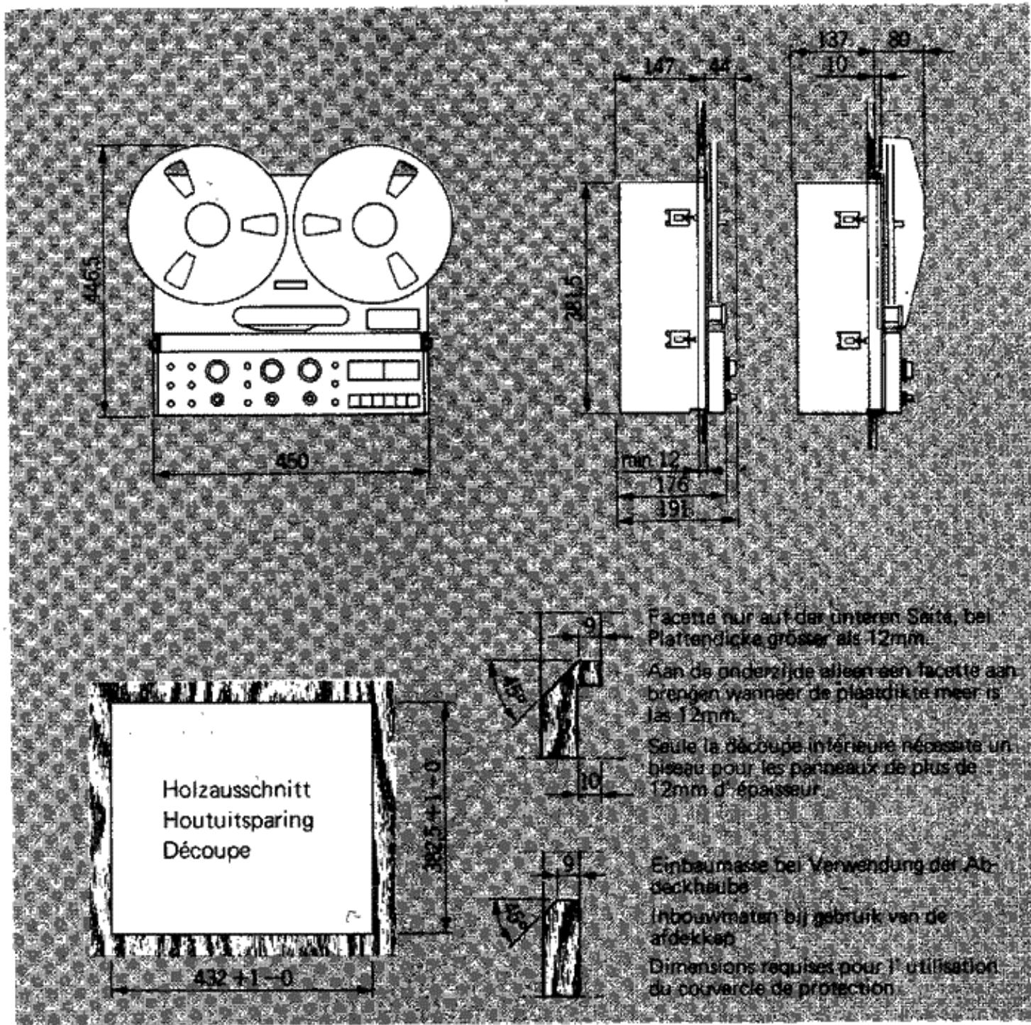 STUDER REVOX B77 - Commutations possibles du MONITOR - 6