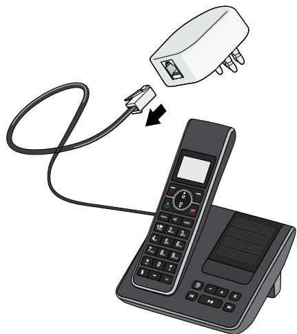 BELGACOM INTERNET-TV - Placez le filtre VDSL 2 fourni sur la prise. - 2