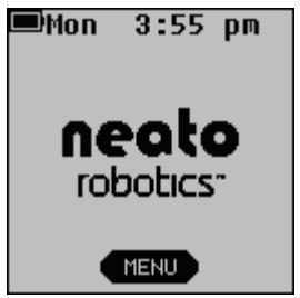 NEATO XV-11 - Utilisation de l'écran LCD du centre de commande - 1