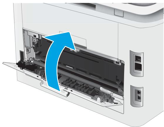 HP COLOR LASERJET PRO M281FDW - Elimination des bourrages papier au niveau de la porte arrêté et de l'unité de fusion - 5