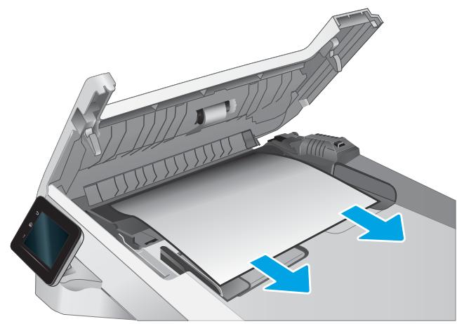 HP COLOR LASERJET PRO M281FDW - Elimination des bourrages papier dans le bac d'alimentation - 2