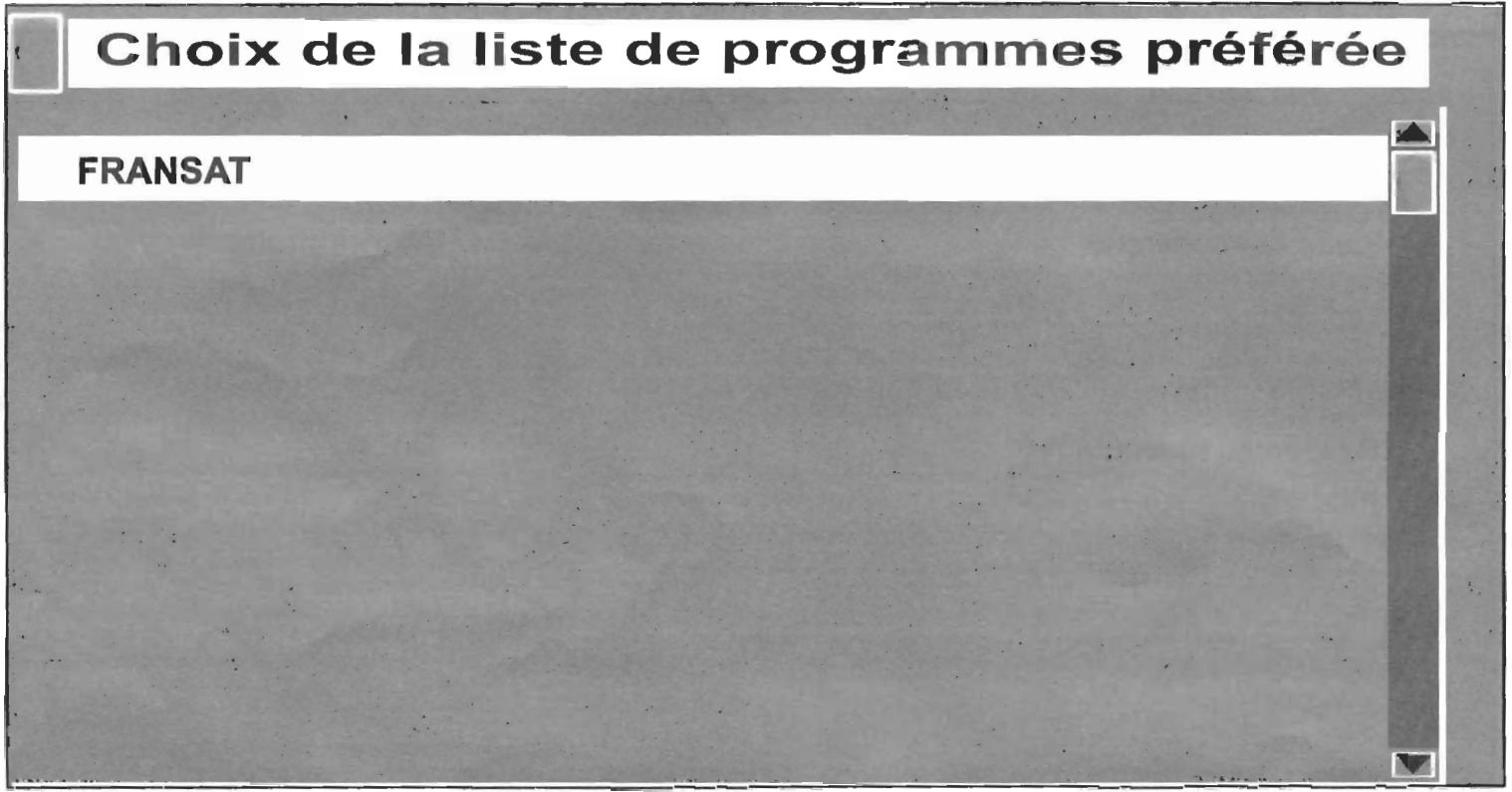 WISI OR03S - MENU EN RECHERCHE - 2
