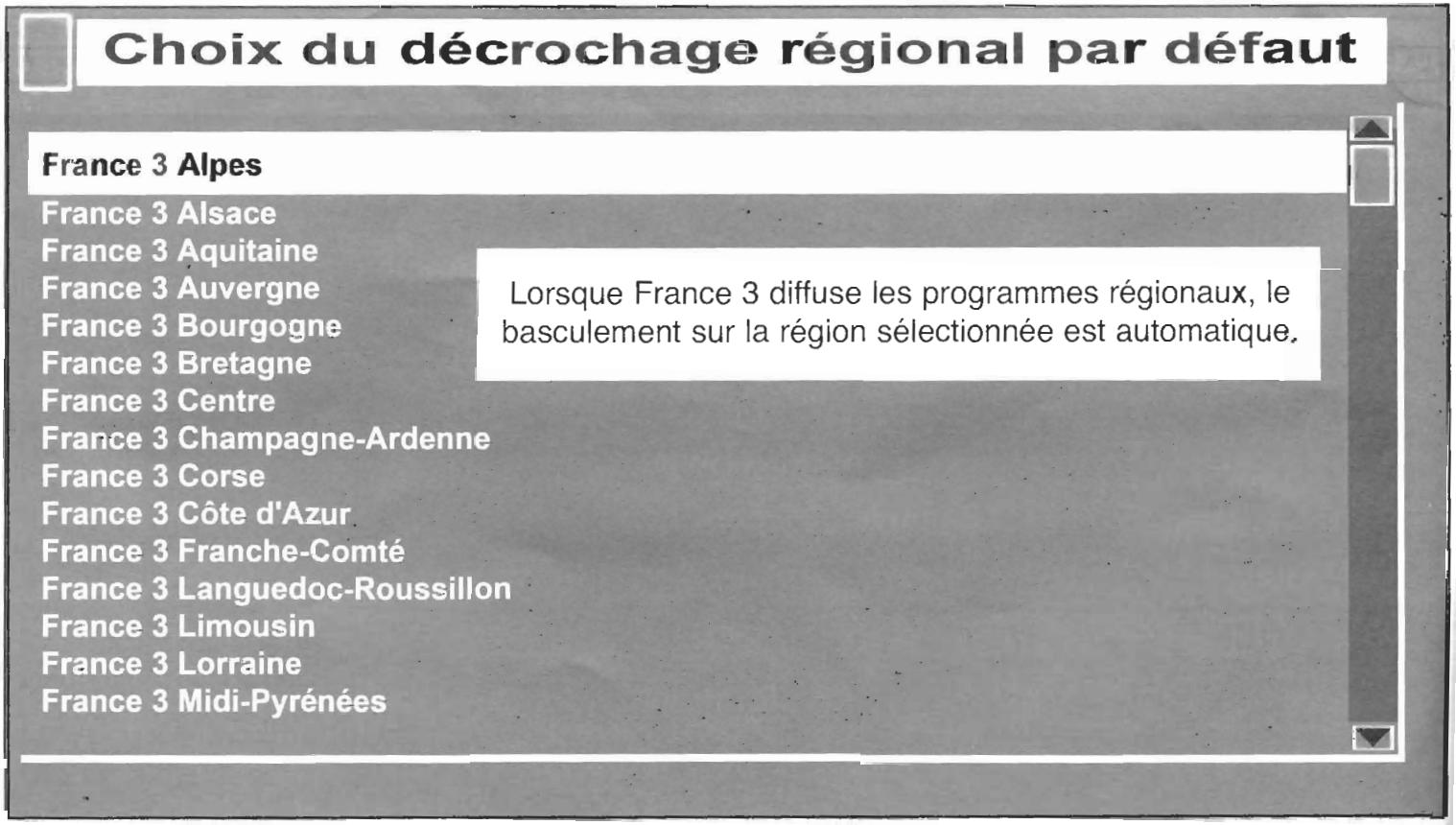 WISI OR03S - MENU EN RECHERCHE - 3