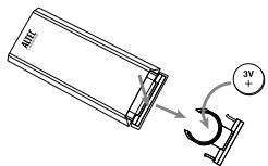 ALTEC LANSING IMT620 - Extraiga la boquilla del compartmentimiento de pilas. - 1