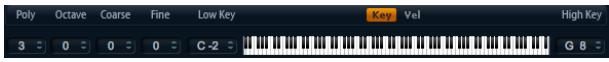 STEINBERG HALION SONIC - Zone de clavier (low key, high key) - 1