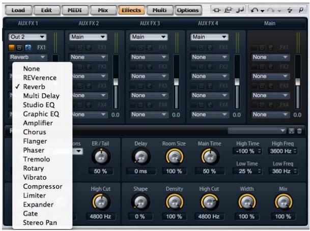 STEINBERG HALION SONIC - Using the insert effect slots - 1