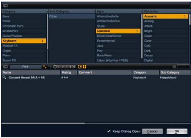 STEINBERG HALION SONIC - Load page - MediaBay - 1