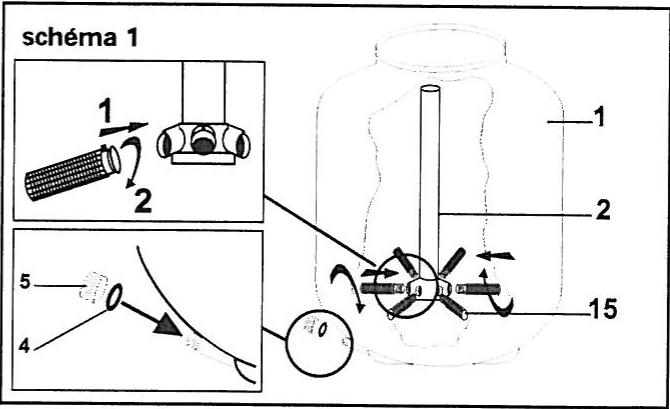 ZODIAC SP 100 - CUVE - TUBE - CRÉPINE - BOUCHON - 1