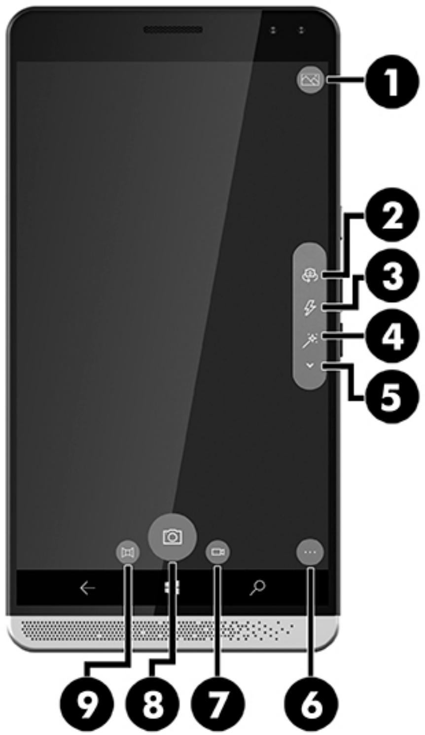 HP ELITE X3 - Utilisation de l'ordinateur photo - 4