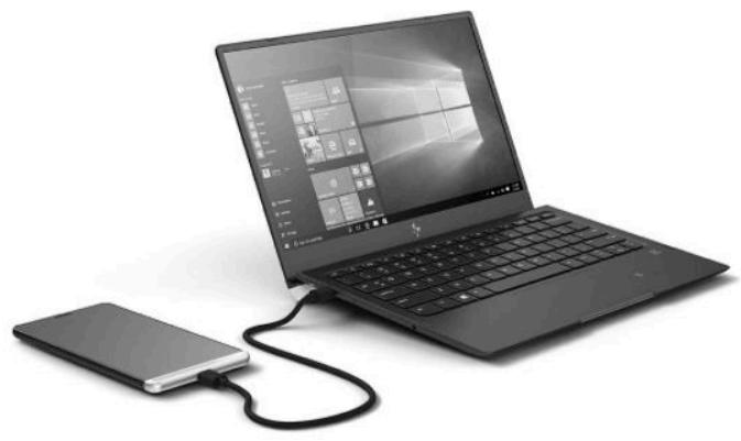 HP ELITE X3 - Connexion câble - 2