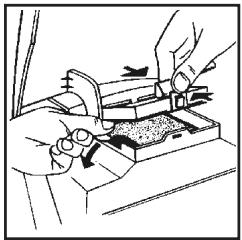 PROGRESS MAX2000TRI - Changing the microfilter - 1