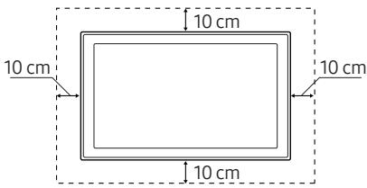 SAMSUNG UE40MU6105, UE55MU6105 - Ausreichende Belüftung Ihres Geräts - 2