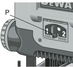 DEWALT DW735 - Speed Selection - 1