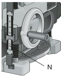 DEWALT DW735 - ÉCHELLE DE RÉGLAGE DE LA PROFONDEUR - 2