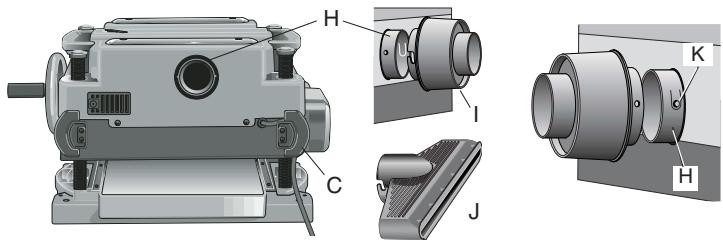 DEWALT DW735 - DUST EJECTION PORTS - 3