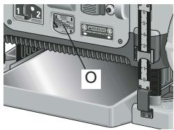 DEWALT DW735 - Jauge de coupe du matériel - 1