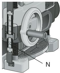 DEWALT DW735 - ESCALA DE AJUSTE DE LA PROFUNDIDAD - 2