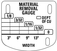 DEWALT DW735 - MINIMUM/MAXIMUMWIDTH/HEIGHT/DEPTH - 1