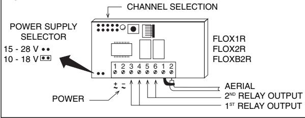 NICE FLOXIR - Receivers with terminals: - 1