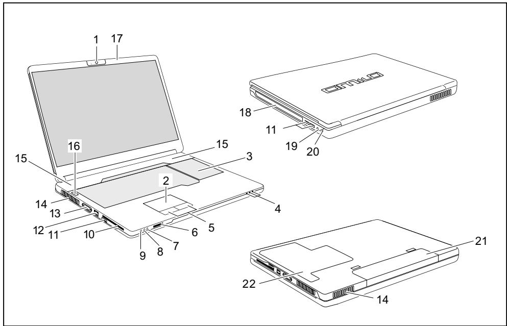 FUJITSU AMILO LI 3710 - AMILO Notebook Li 3910 - 1