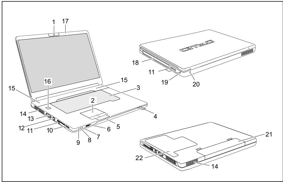 FUJITSU AMILO LI 3710 - AMILO Notebook Li 3710 - 1