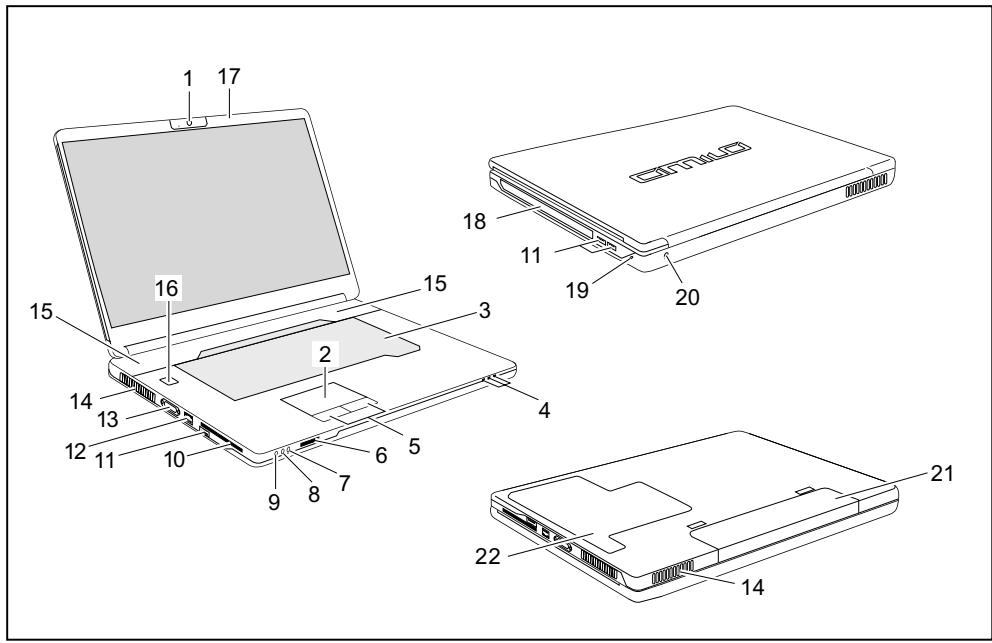 FUJITSU AMILO LI 3710 - AMILO Notebook Li 3710 - 1