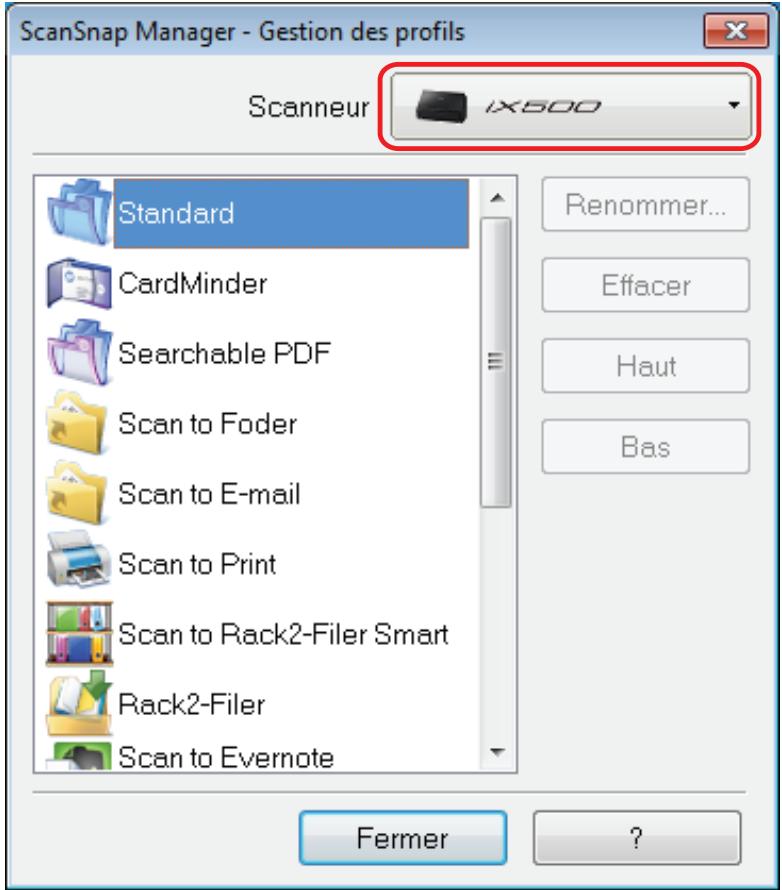 FUJITSU SCANSNAP SV600 - Modifier les paramètres de chaque scansnap - 2