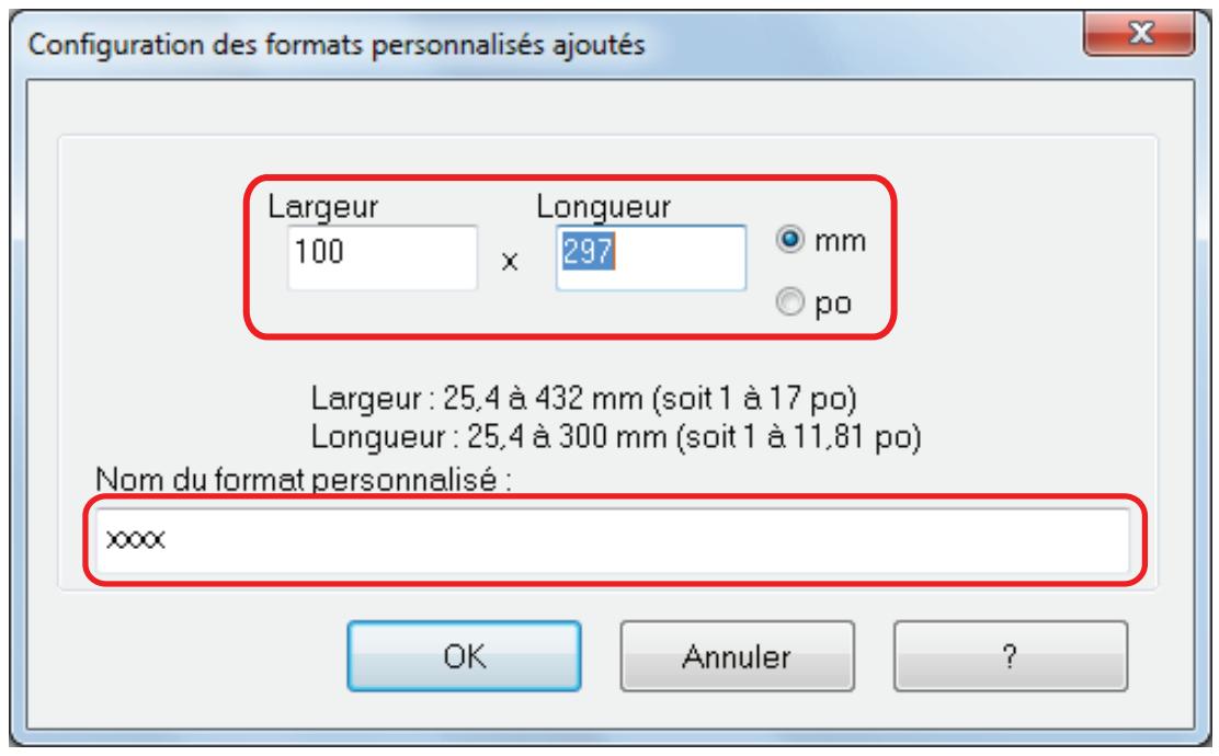 FUJITSU SCANSNAP SV600 - Modifier les paramètres du format de papier - 2