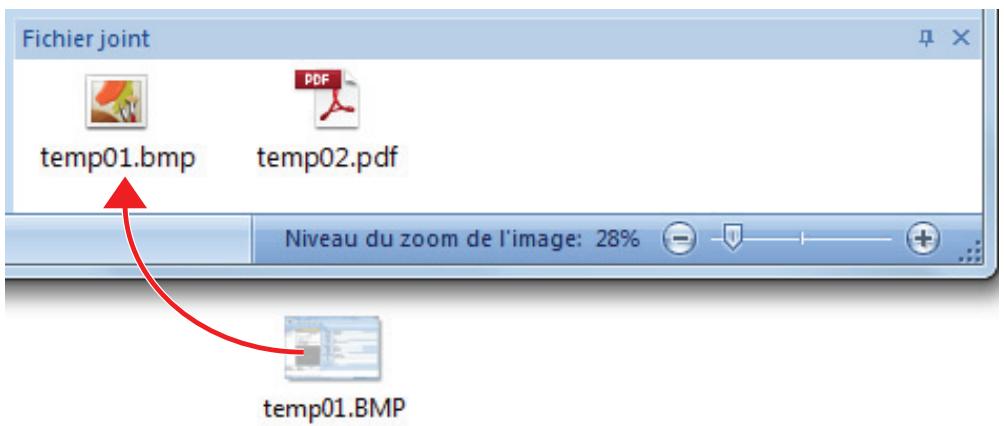 FUJITSU SCANSNAP SV600 - Joindre un fichier aux données de la carte - 1