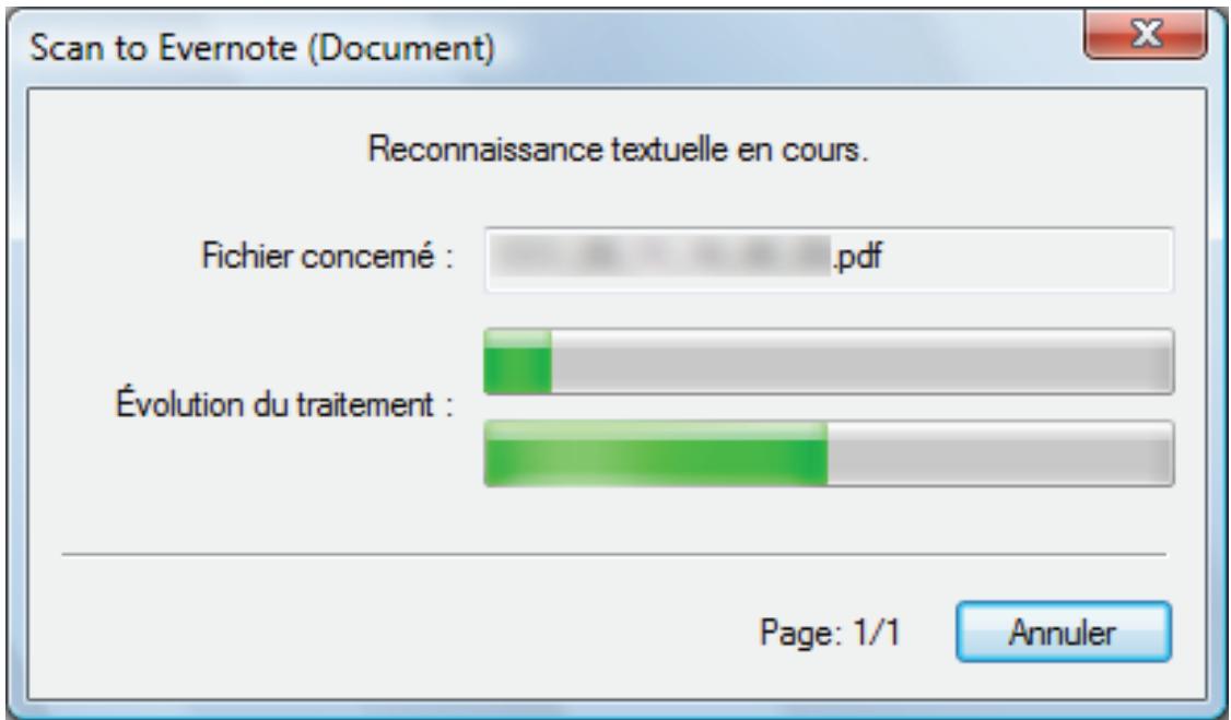 FUJITSU SCANSNAP SV600 - Cliquez sur l'icône scan to evernote (document) dans le quick menu. - 1