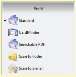 FUJITSU SCANSNAP SV600 - Utiliser un profil - 1