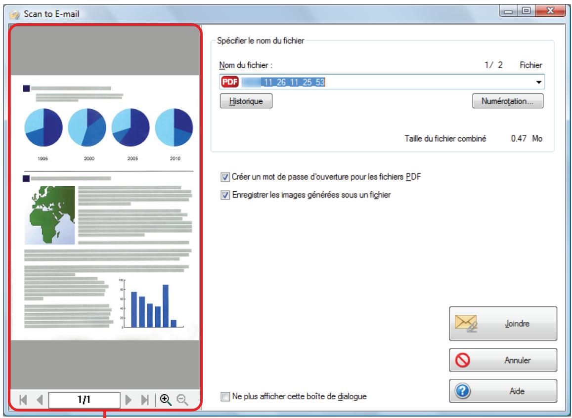 FUJITSU SCANSNAP SV600 - Confirmez l'image numérique dans le volet de prévisualisation. - 1