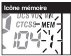 COBRA CXR925C - Emplacements de mémoire - 2