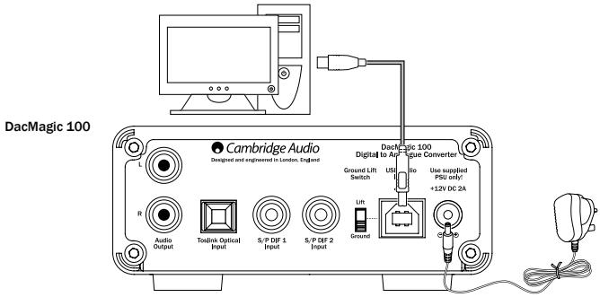 CAMBRIDGE AUDIO DACMAGIC 100 - Asymétriques (phono/rca) - 2