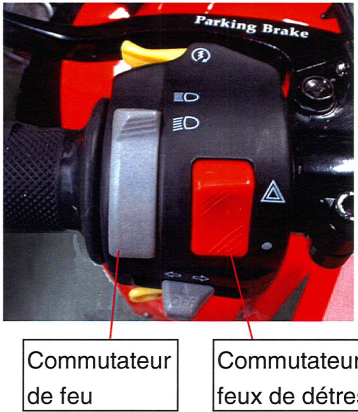 ADLY 300 XS - FONCTIONNEMENT COMMUTATEUR DE FEU DE ROUTE - 3