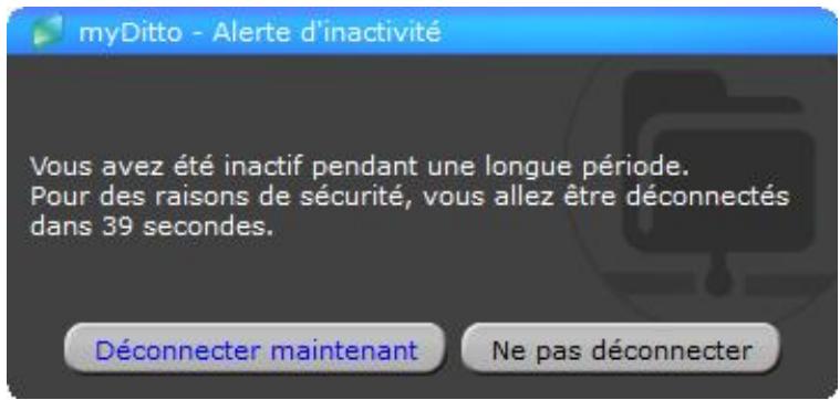 DANE-ELEC MY DITTO - Application myDitto - Déconnecter un client inactif - 1