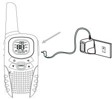 BRONDI FX-4000 - Cargar las baterías usingo el cargador directamente - 1