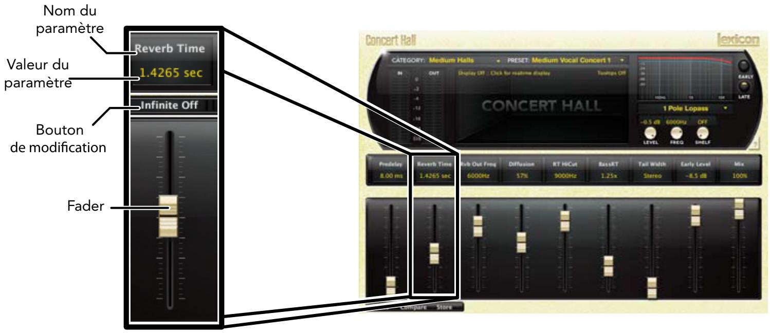 LEXICON PCM NATIVE - La zone des faders - 1