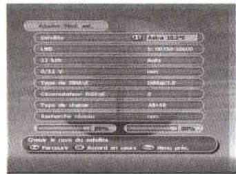 VISIONIC SLIM 3 - Paramètres de configuration pour l'installation d'une parabole monobloc sur ASTRA et HOTBIRD - 3